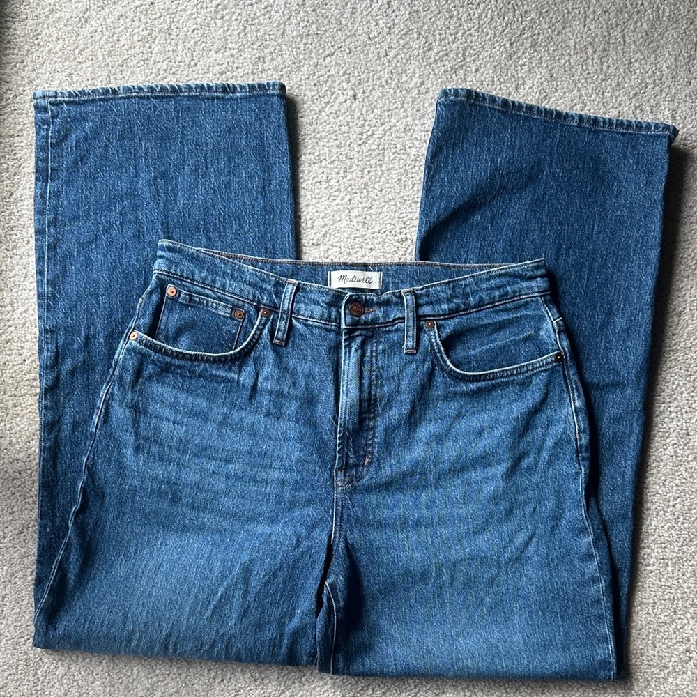 Madewell Perfect Vintage Wide Leg Jean in Hillson Wash Size 31